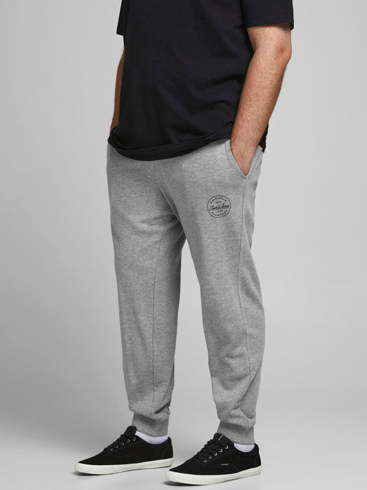 PlusSize JPSTGORDON Track Pants - Light Grey Melange