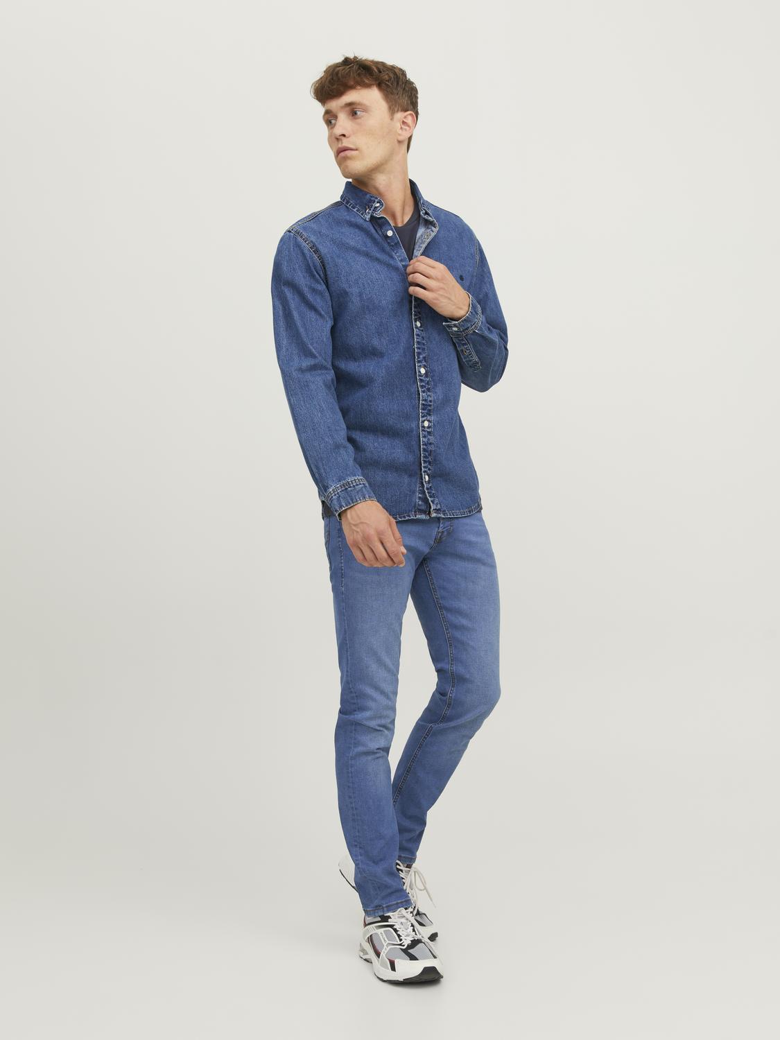 JJIGLENN Jeans - Blue Denim