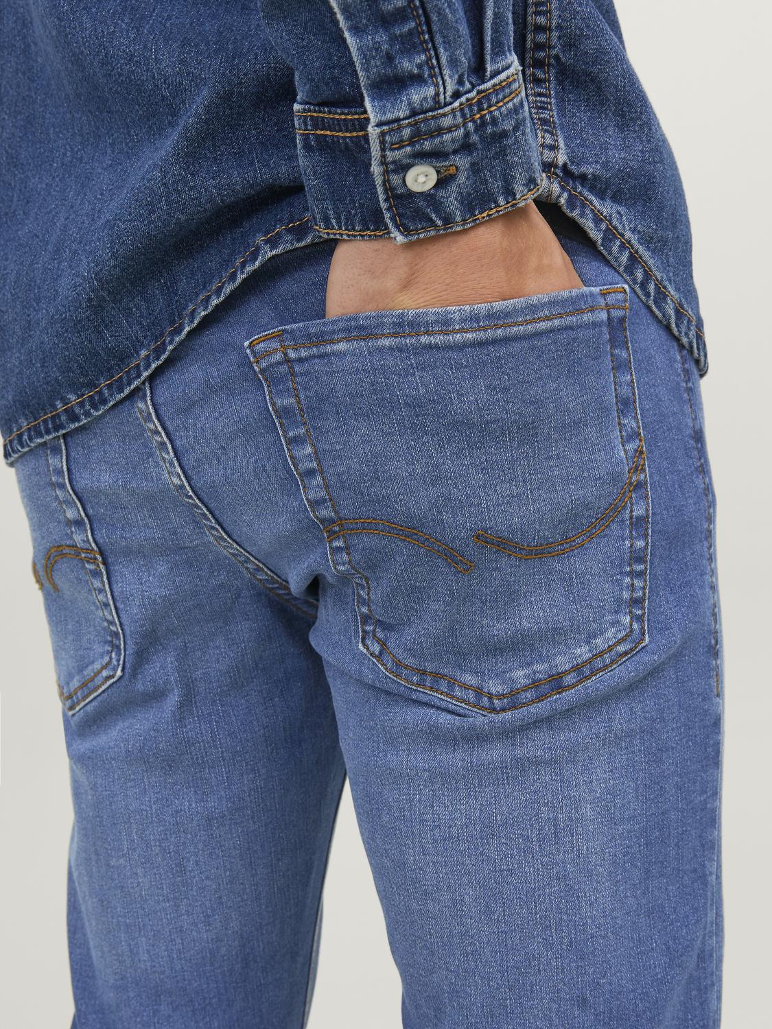 JJIGLENN Jeans - Blue Denim