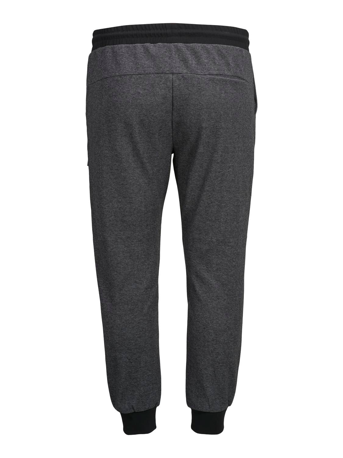 PlusSize JJIWILL Trousers - Dark Grey Melange