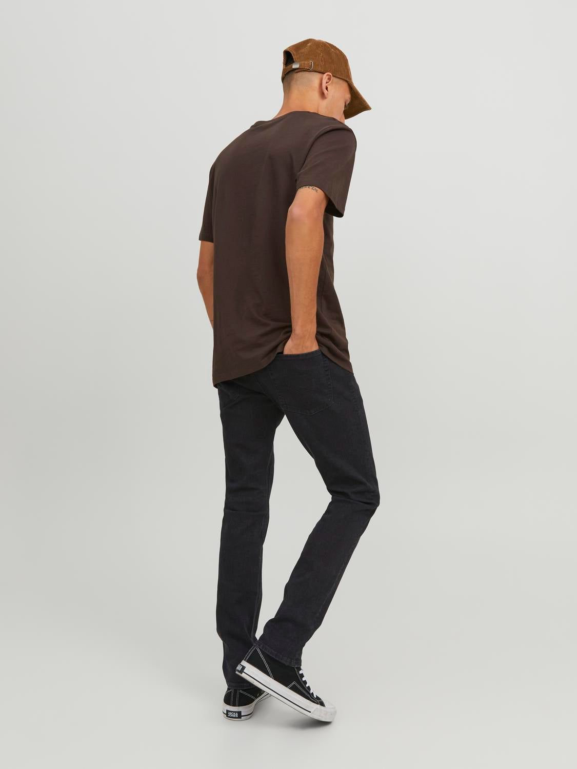 JJIGLENN Jeans - Black Denim