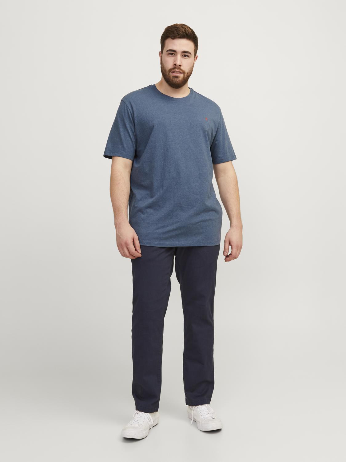 JJEPAULOS T-Shirt - Denim Blue