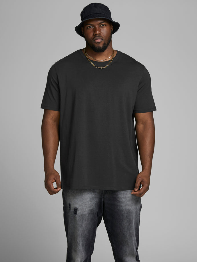 PlusSize JJEORGANIC T-Shirt - Black