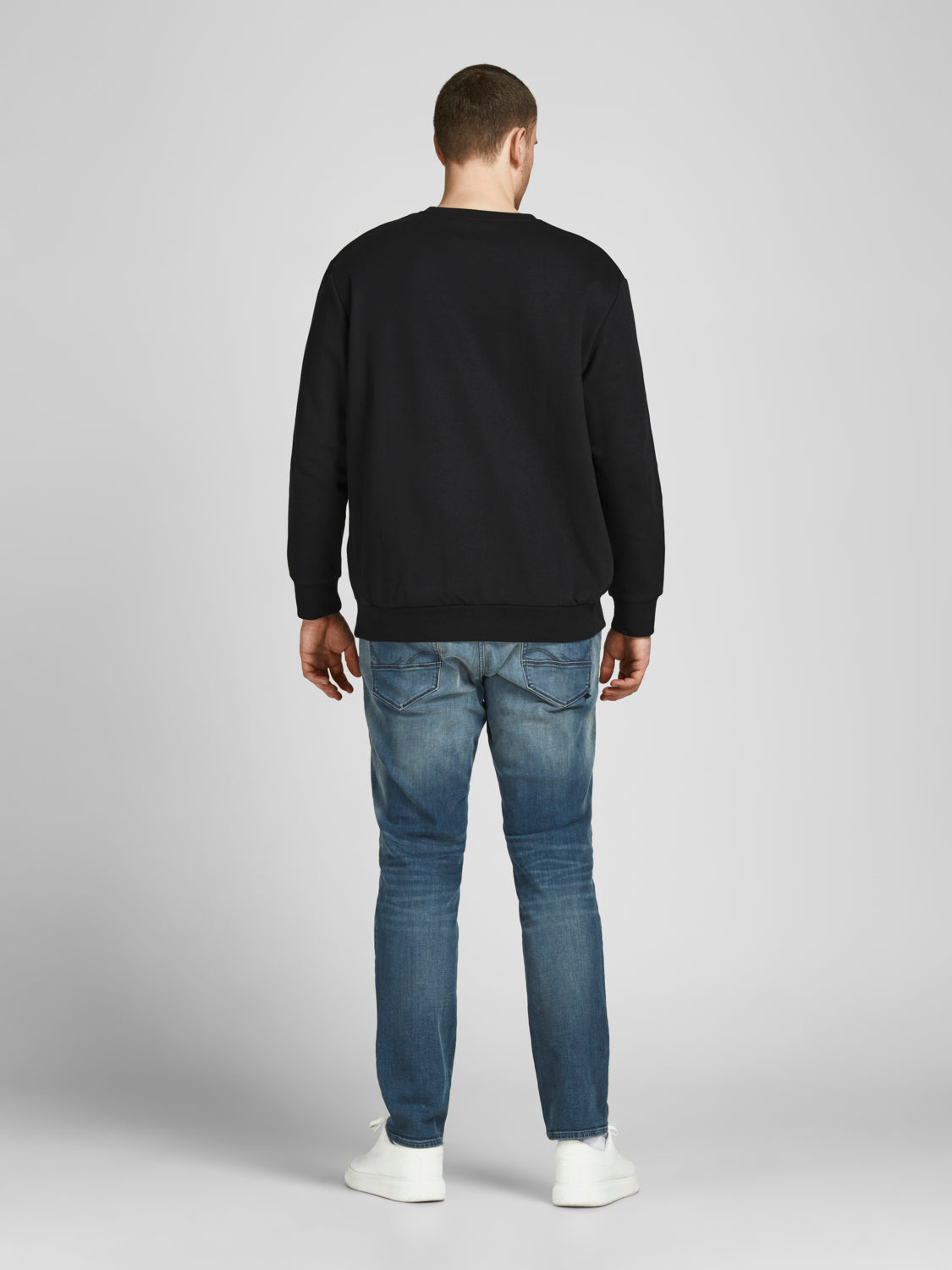 PlusSize JJEBASIC Sweat - Black