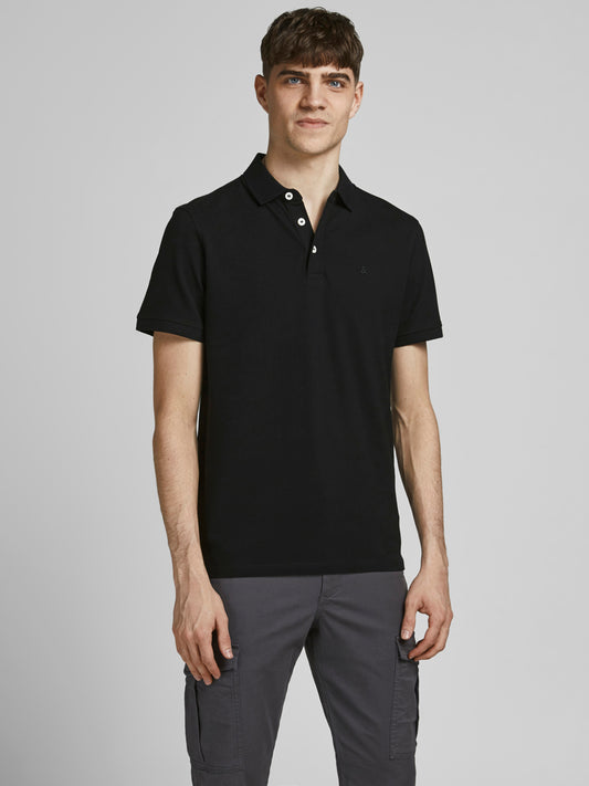 JJEPAULOS Polo Shirt - Black