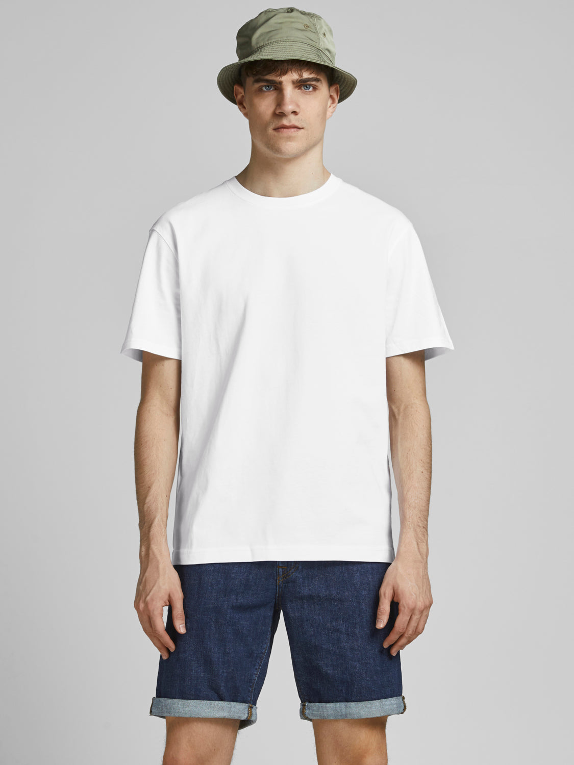 JJERELAXED T-Shirt - White