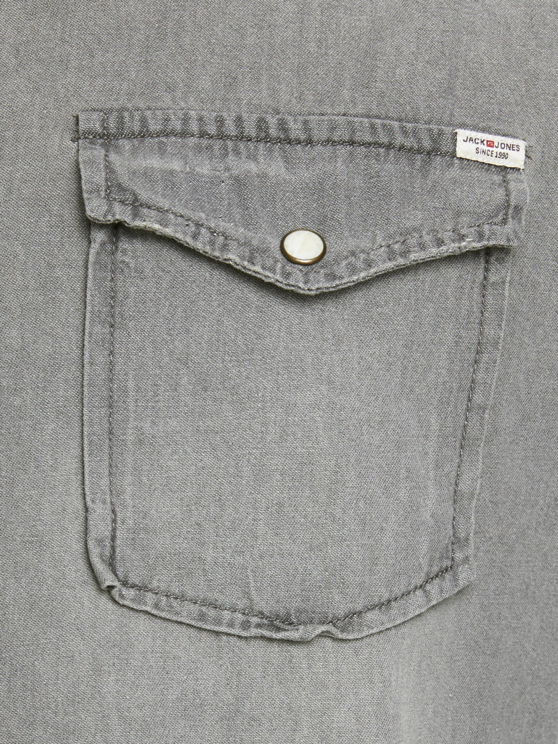 JJESHERIDAN Shirts - light grey denim