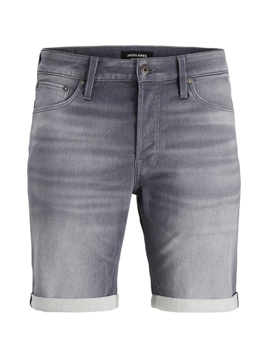 PlusSize JJIRICK Shorts - Grey Denim