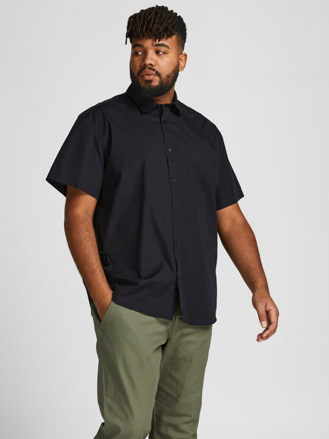 PlusSize JJJOE Shirts - Black