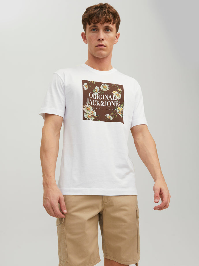JORFLORES T-Shirt - Bright White