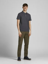 Load image into Gallery viewer, JJEPAULOS Polo Shirt - Dark Grey Melange
