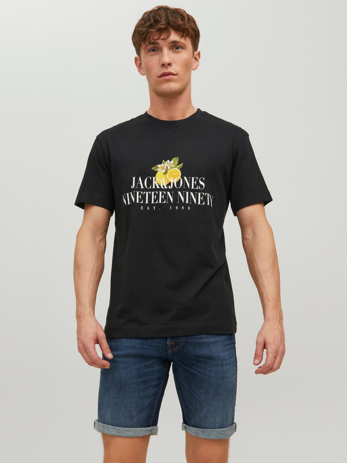 JORFLORES T-Shirt - Black