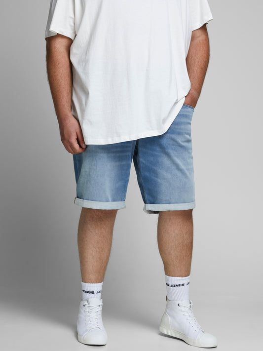 PlusSize JJIRICK Shorts - Blue Denim