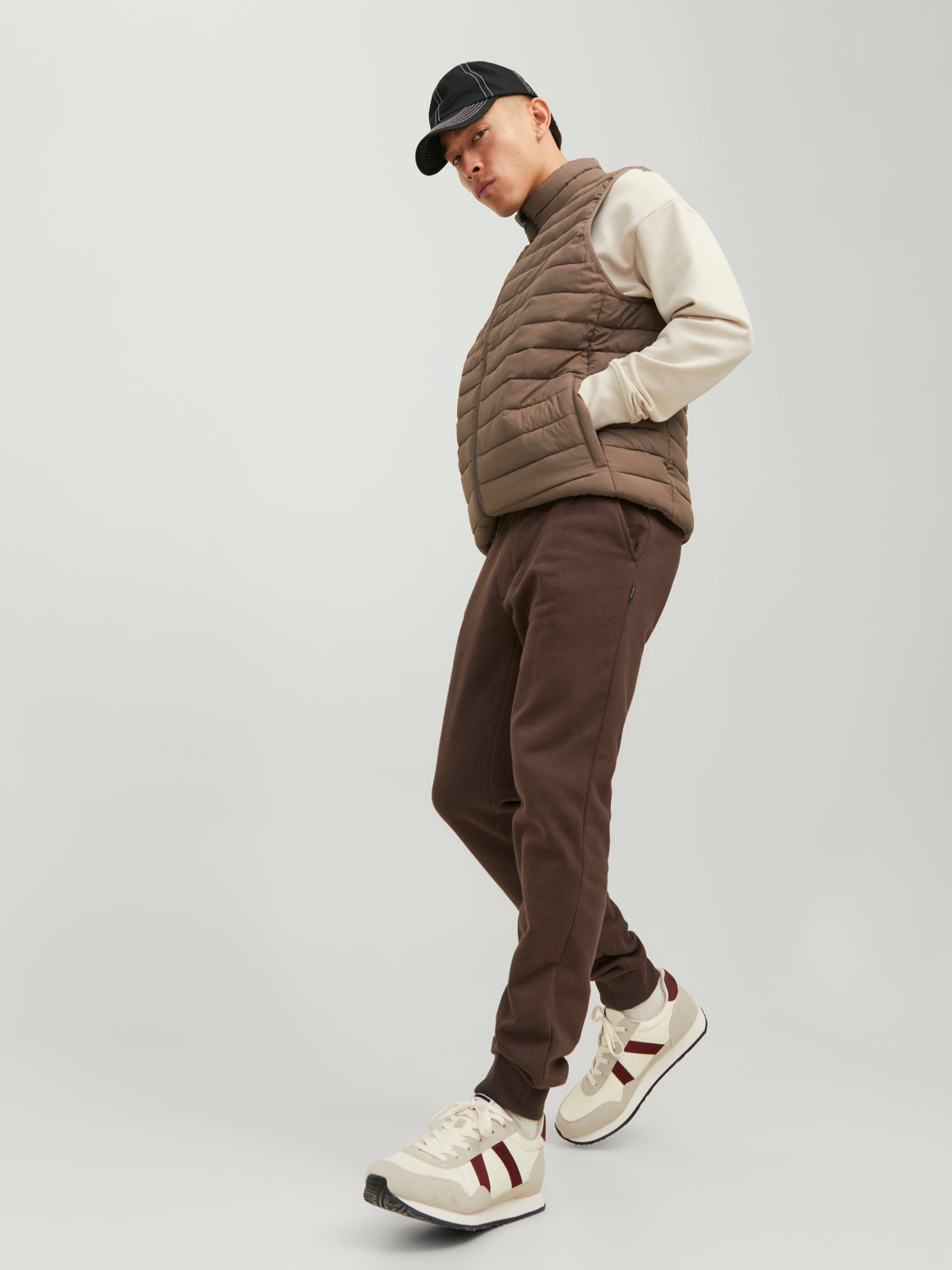 JPSTGORDON Pants - Seal Brown