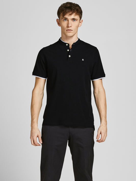 JJEPAULOS Polo Shirt - Black