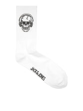 Load image into Gallery viewer, JACSKULL Socks - White
