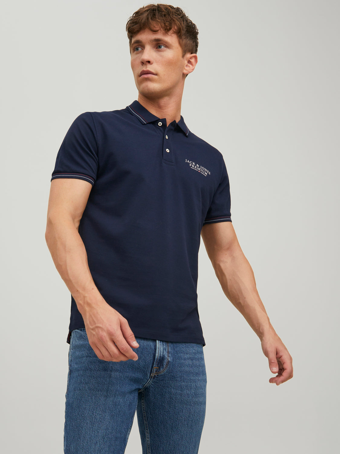 JPRBLUARCHIE Polo Shirt - Navy Blazer