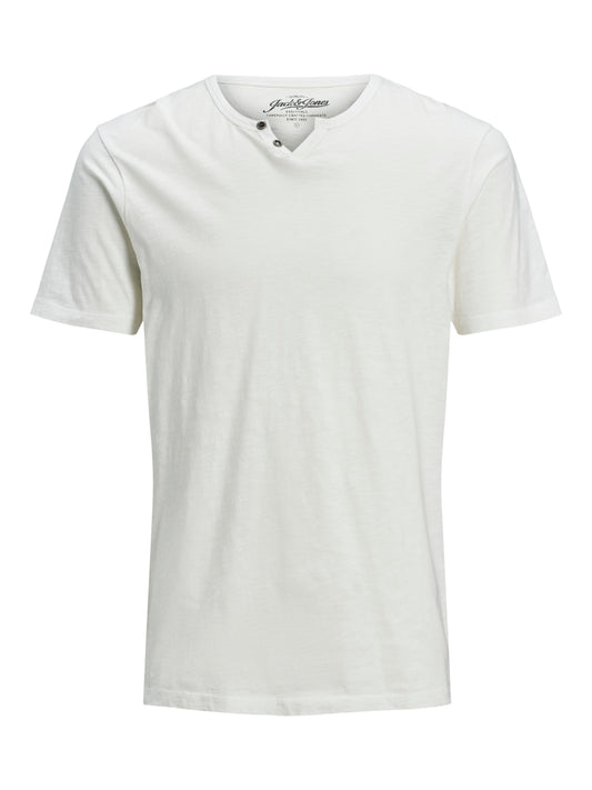 JJESPLIT T-Shirt - cloud dancer