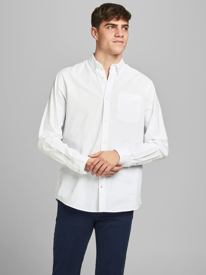 JJEOXFORD Shirts - white