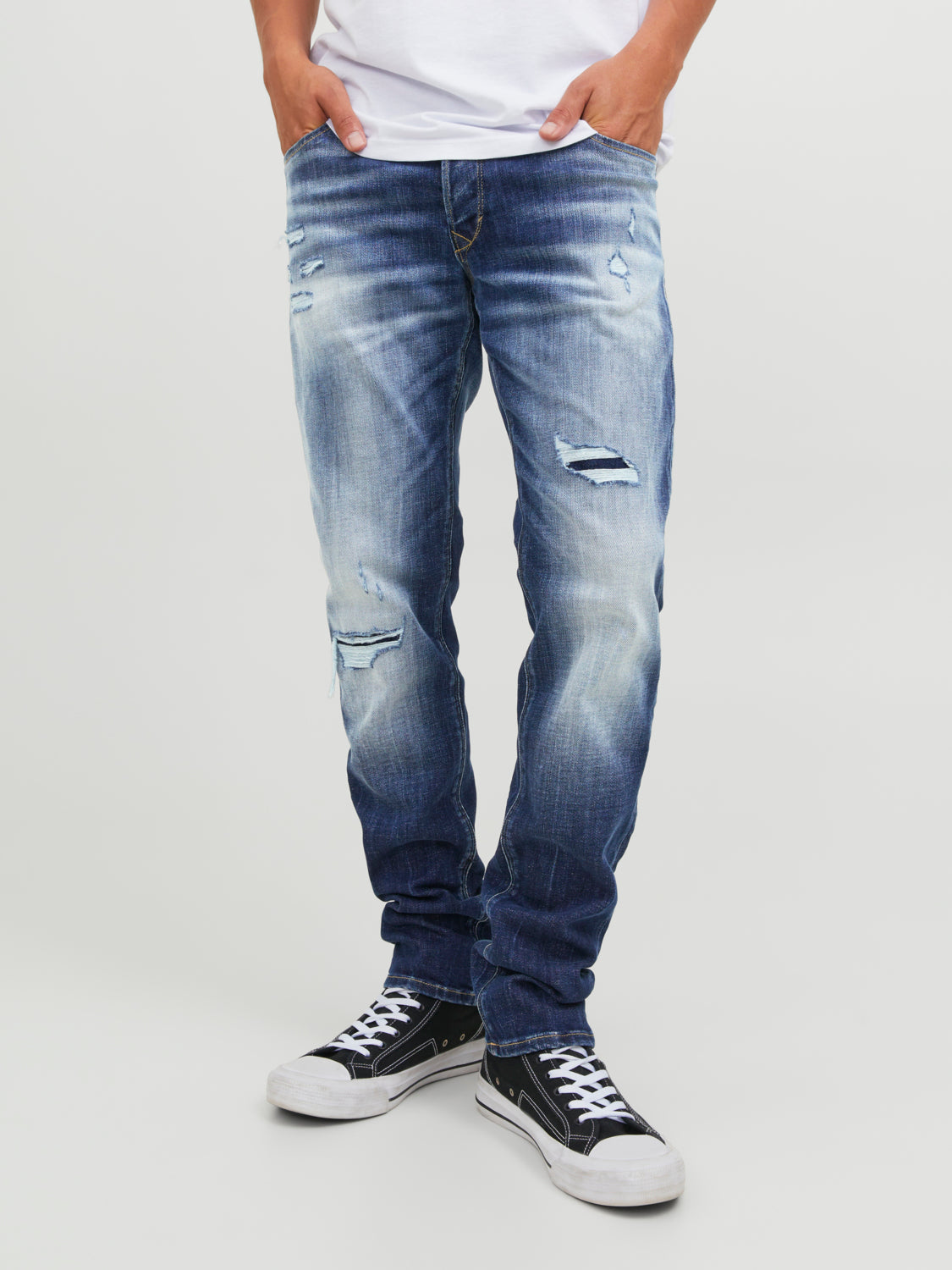 JJIGLENN Jeans - Blue Denim