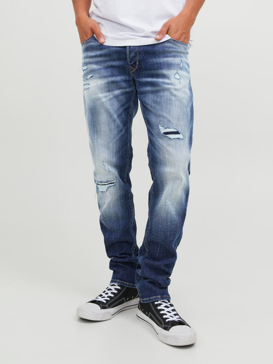 JJIGLENN Jeans - Blue Denim