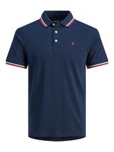 Load image into Gallery viewer, JJEPAULOS Polo Shirt - navy blazer
