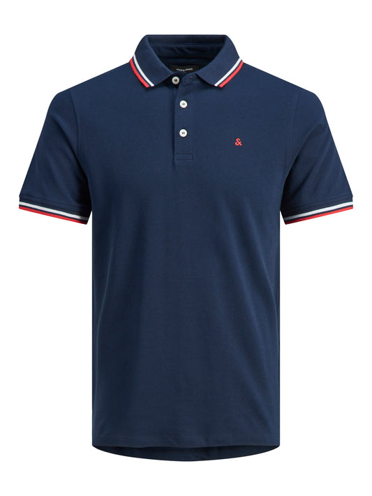 JJEPAULOS Polo Shirt - navy blazer