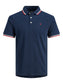JJEPAULOS Polo Shirt - navy blazer