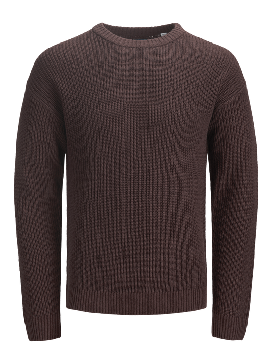 PlusSize JORBRINK Pullover - Seal Brown