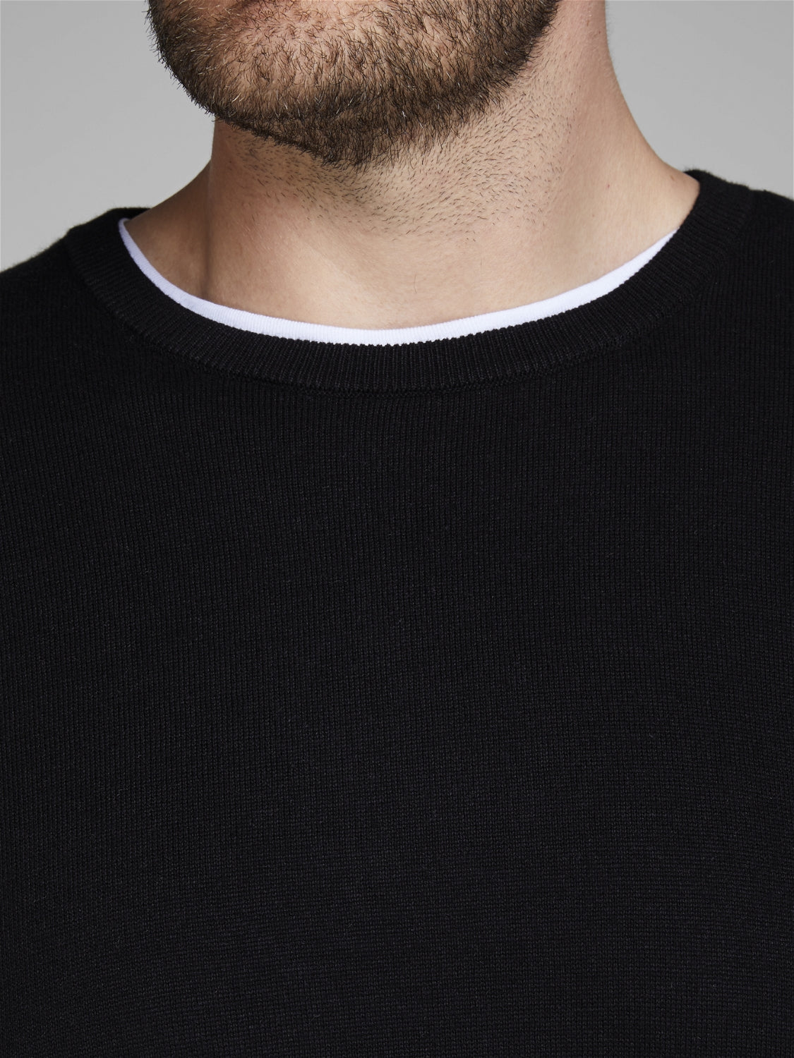 PlusSize JJEBASIC Pullover - Black