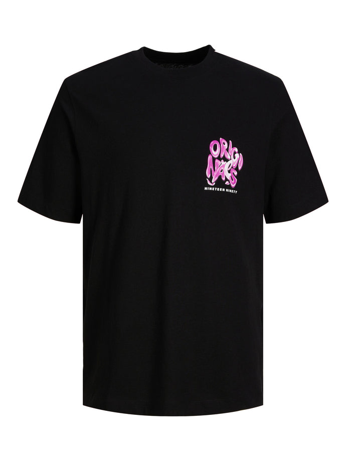 JORWAVETEXT T-Shirt - Black