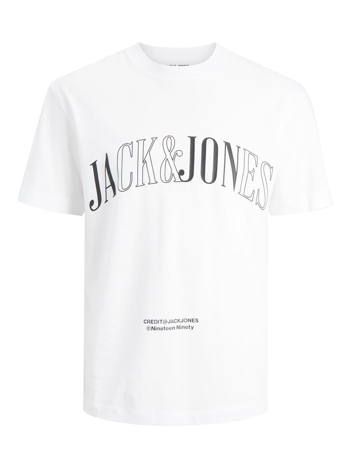 JORBLURRUBBER T-Shirt - Bright White