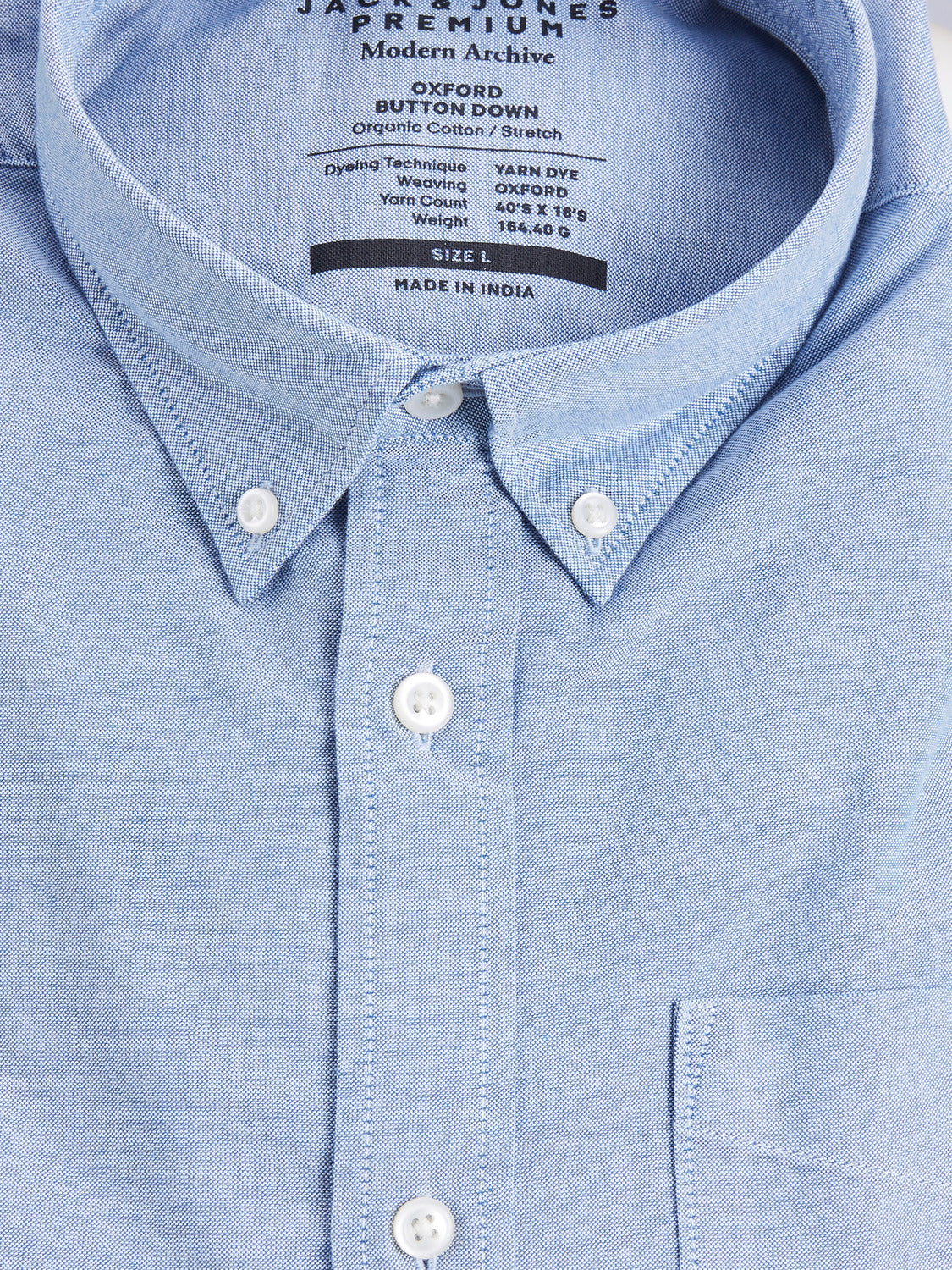 JPRBLUBROOK Shirts - Cashmere Blue