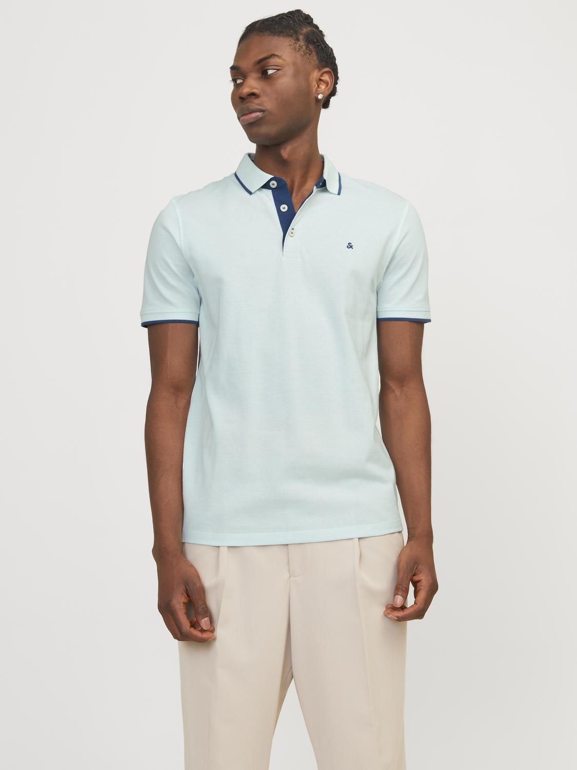 JJEPAULOS Polo Shirt - Soothing Sea