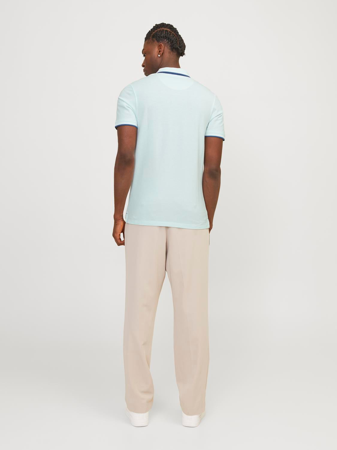 JJEPAULOS Polo Shirt - Soothing Sea