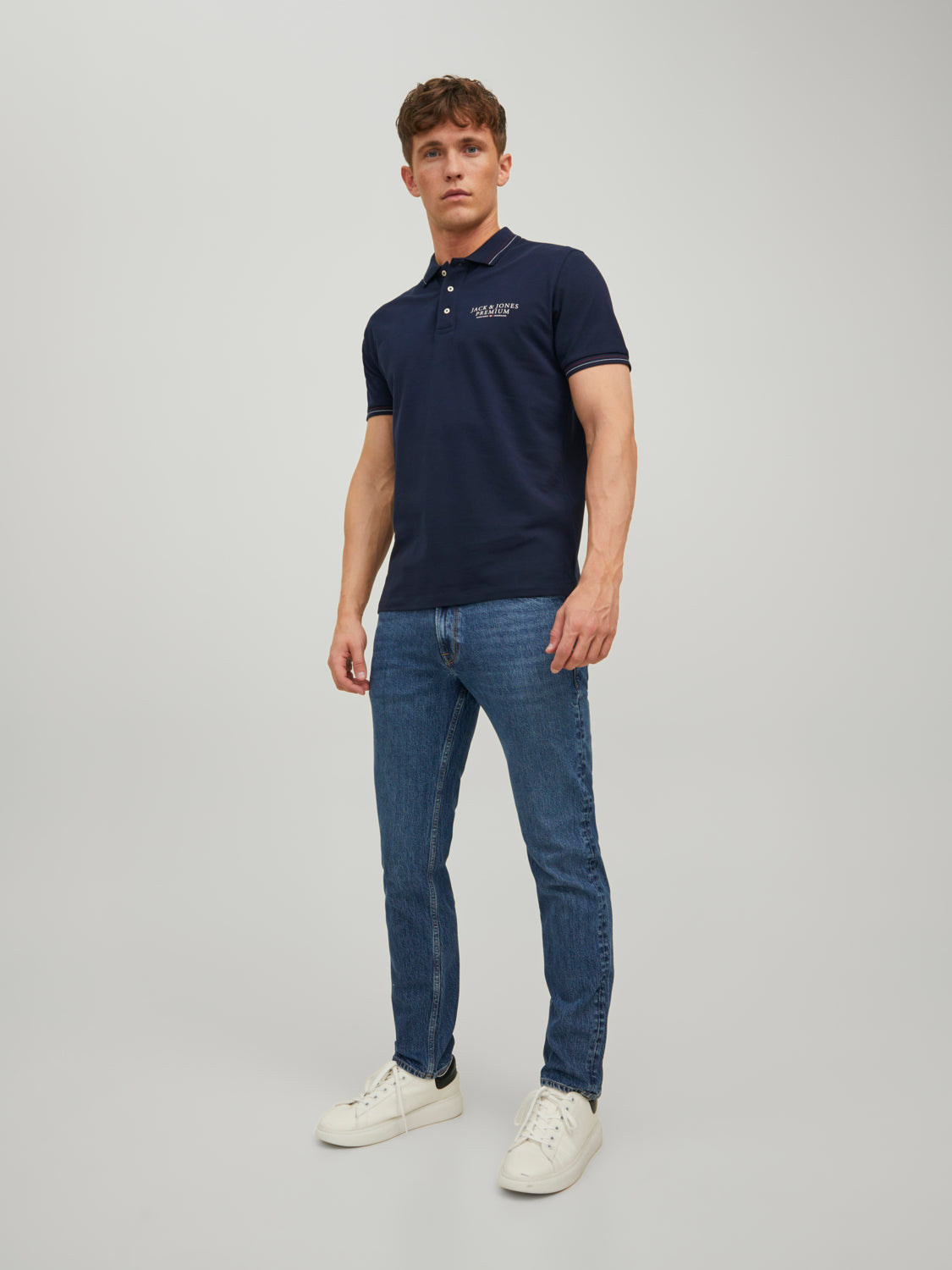 JPRBLUARCHIE Polo Shirt - Navy Blazer