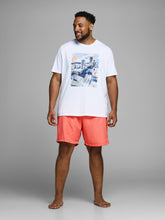 Load image into Gallery viewer, PlusSize JJICALI Swimshorts - Hot Coral

