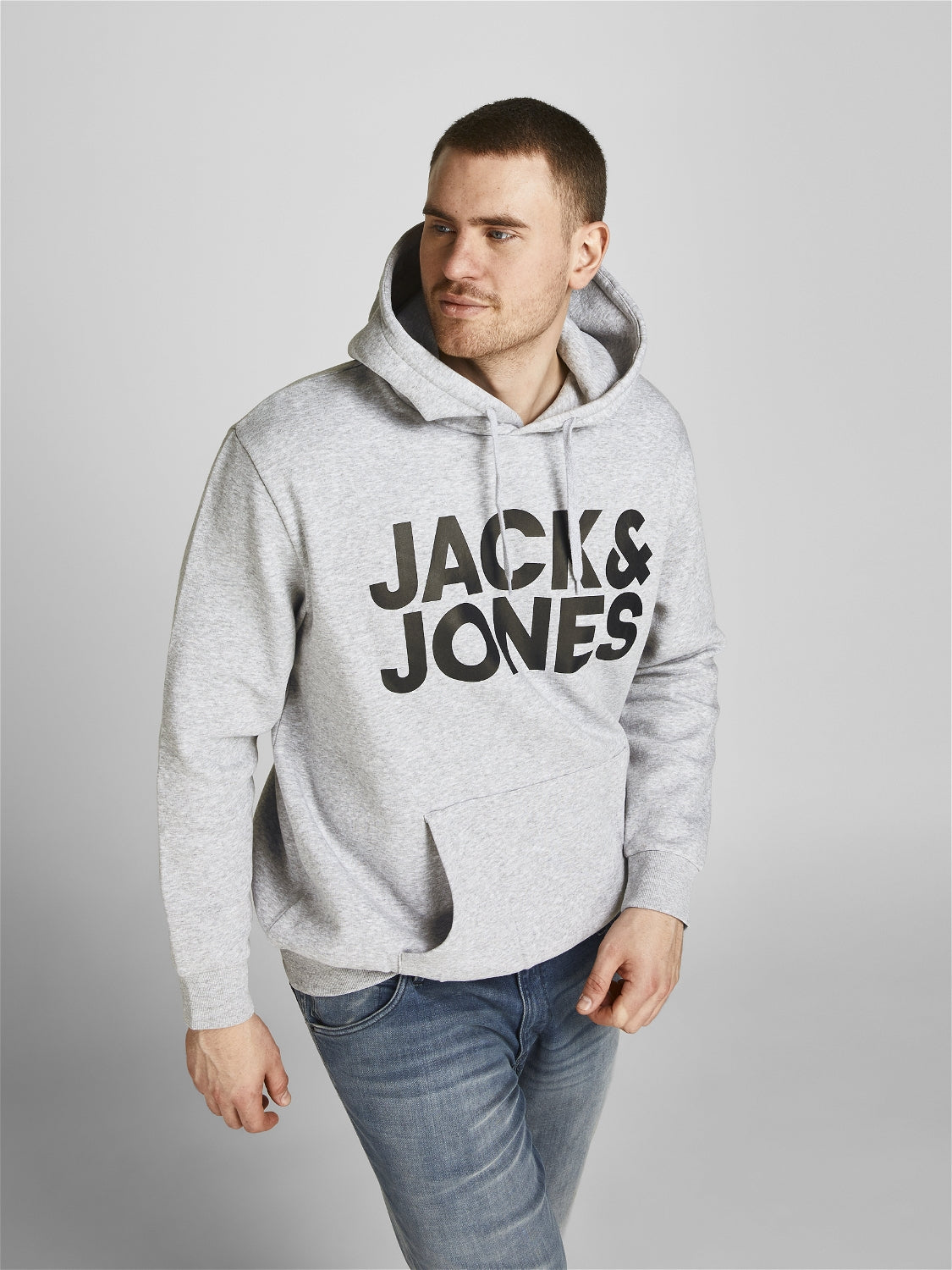 PlusSize JJECORP Sweat - Light Grey Melange