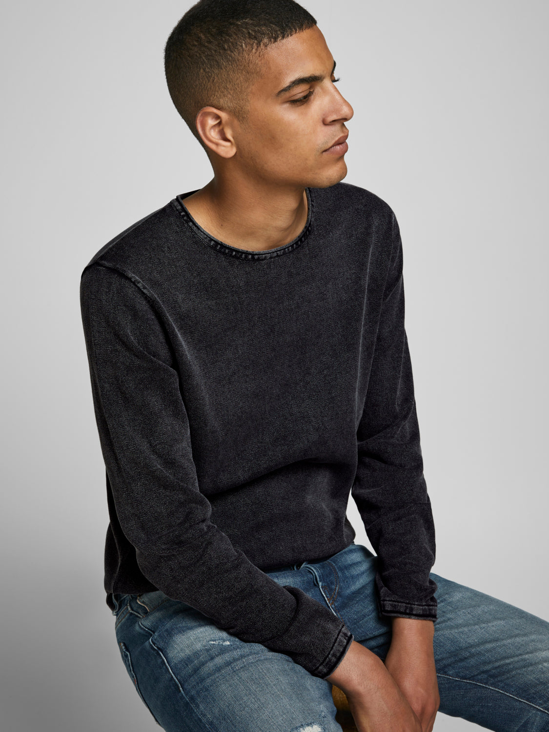 JJELEO Pullover - Caviar