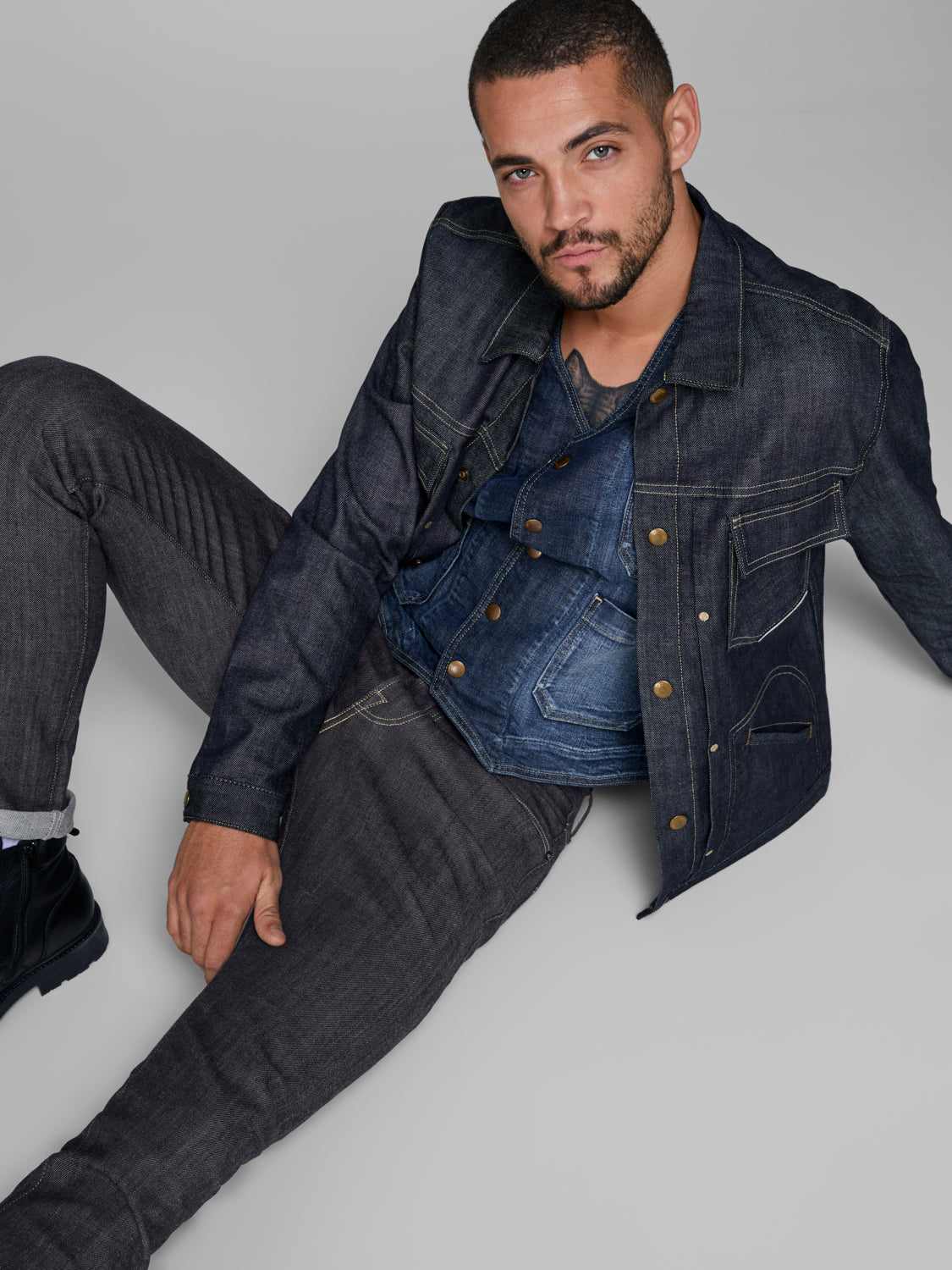 JJIGLENN Jeans - blue denim