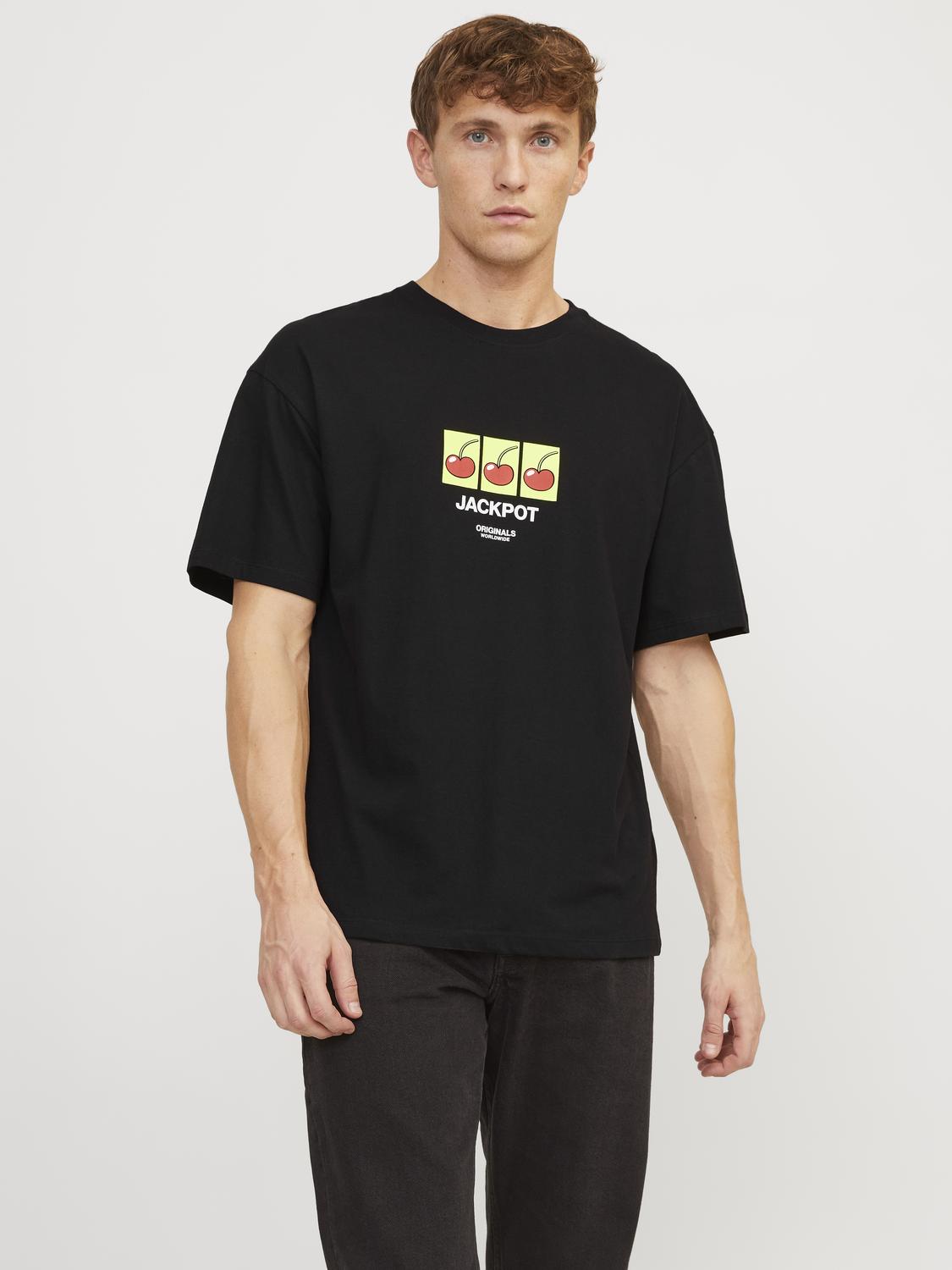 JORBLOCKPOP T-Shirt - Black