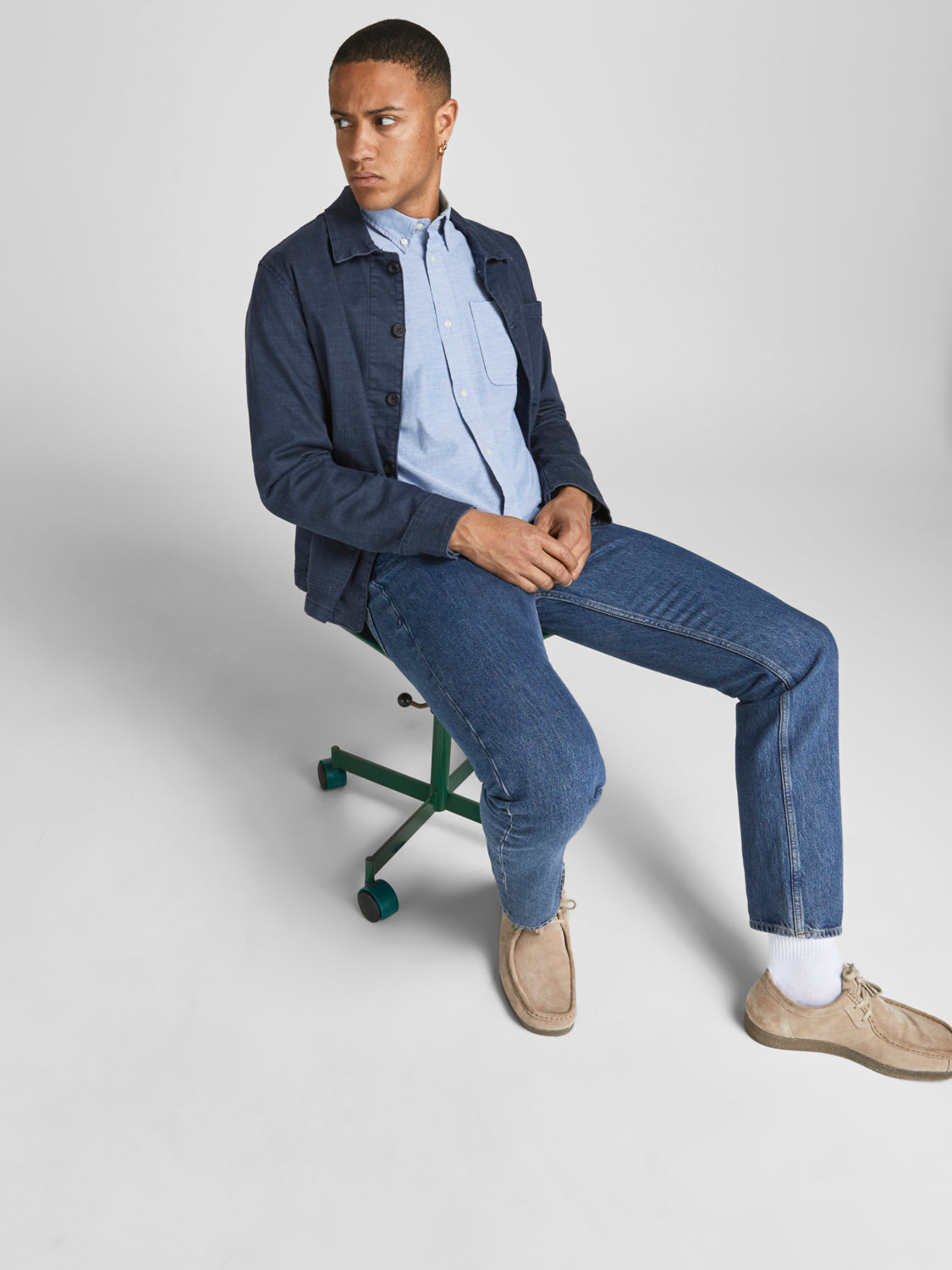 JPRBLUBROOK Shirts - Cashmere Blue