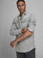 JJESHERIDAN Shirts - light grey denim