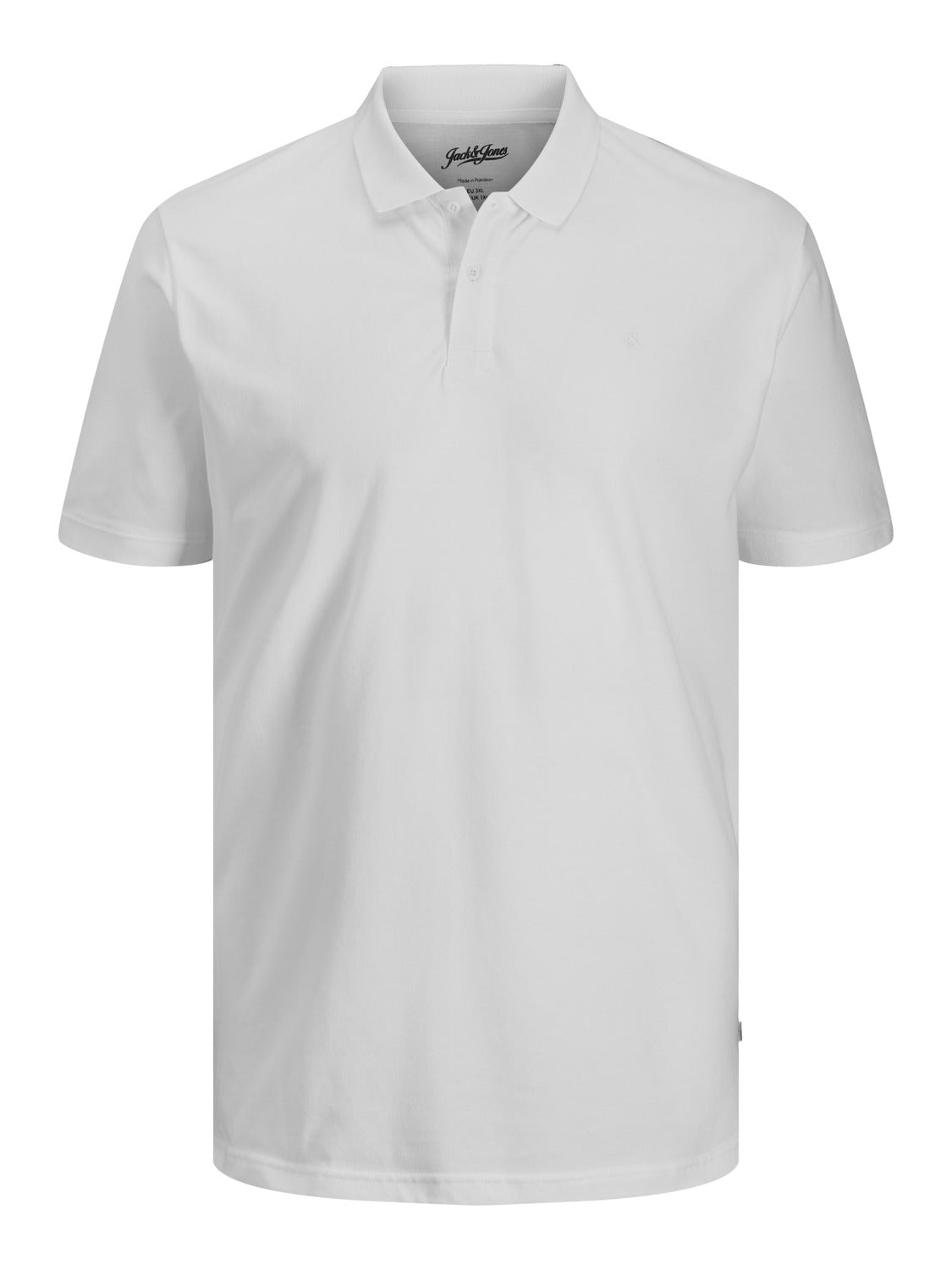 PlusSize JJEBASIC Polo Shirt - White