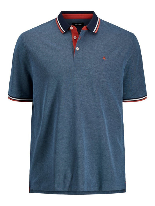 PlusSize JJEPAULOS Polo Shirt - Denim Blue