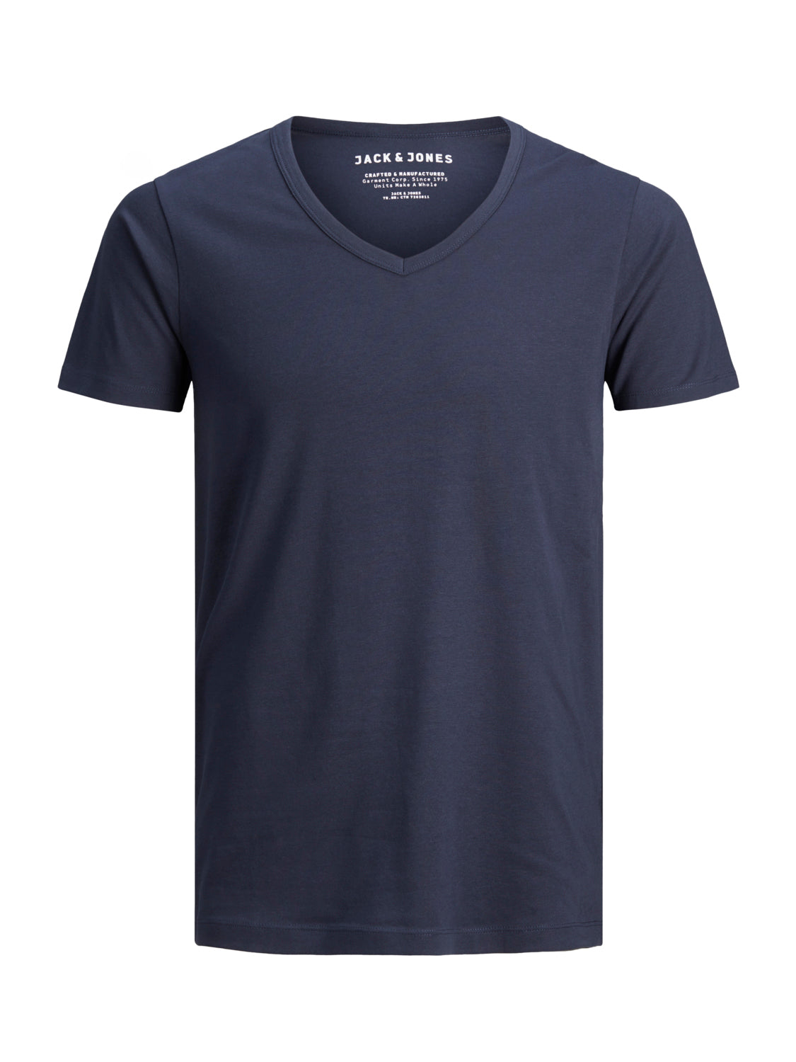 JJEBASIC T-Shirt - NAVY BLUE