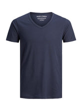Load image into Gallery viewer, JJEBASIC T-Shirt - NAVY BLUE
