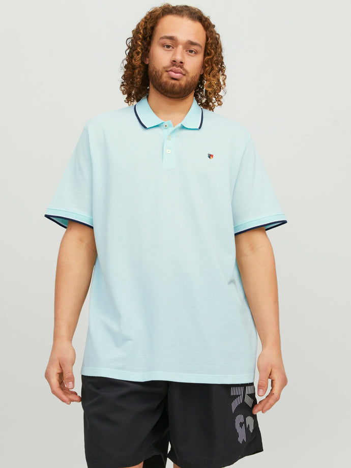 PlusSize JPRWINBLU Polo Shirt - Bleached Aqua