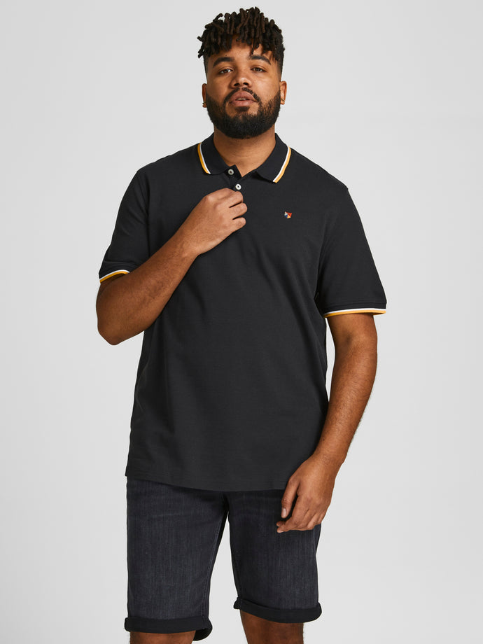 PlusSize JPRWINBLU Polo Shirt - Black