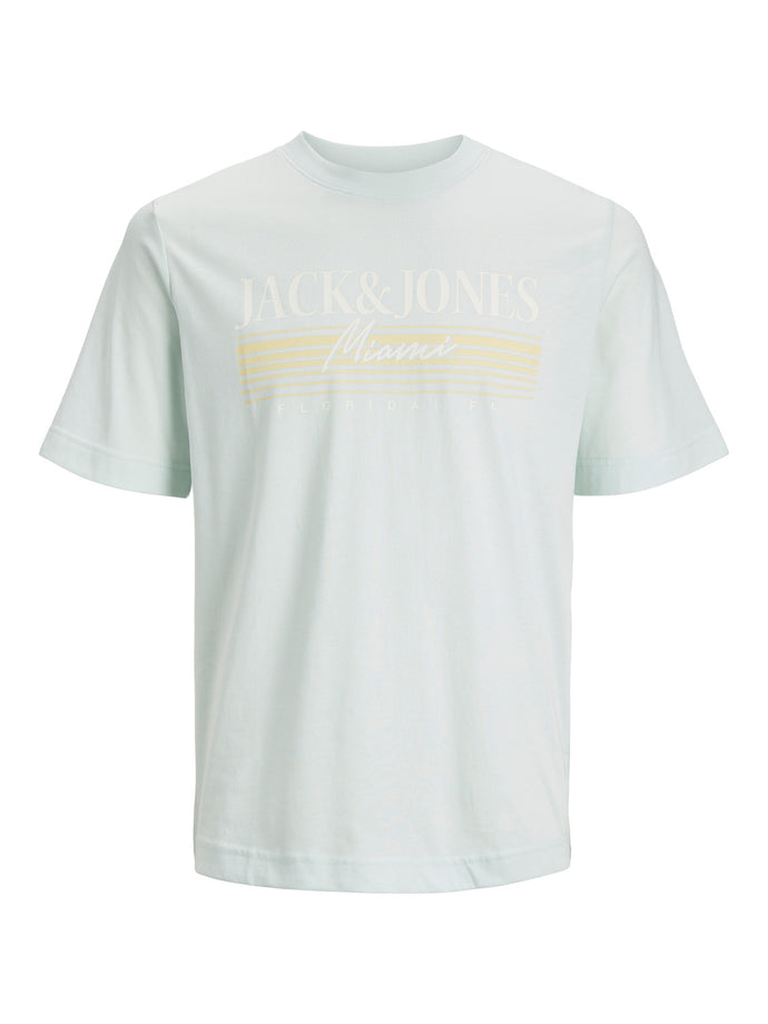 PlusSize JORPALMA T-Shirt - Pale Blue